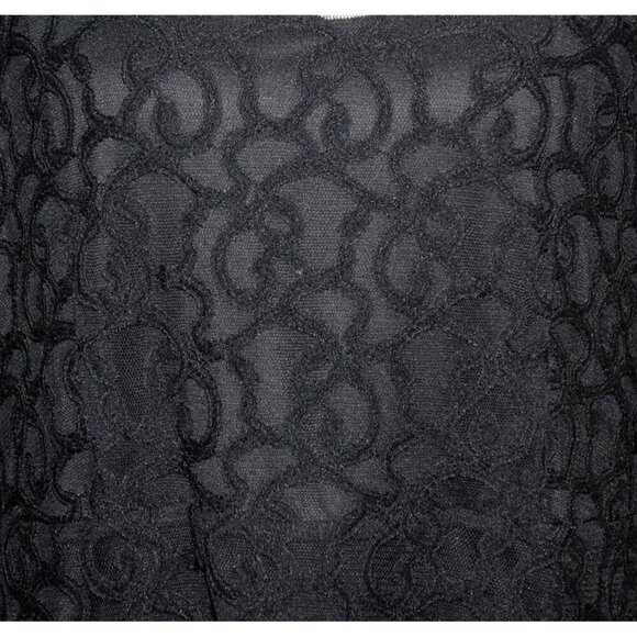 Lane Bryant Women's Plus Size 18/20 Lacy Overlay Sheath Dress LBD Party Event - Picture 4 of 11